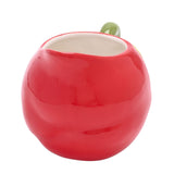 Small Tomato Stoneware Jug with Stalk Handle 280ml - Red