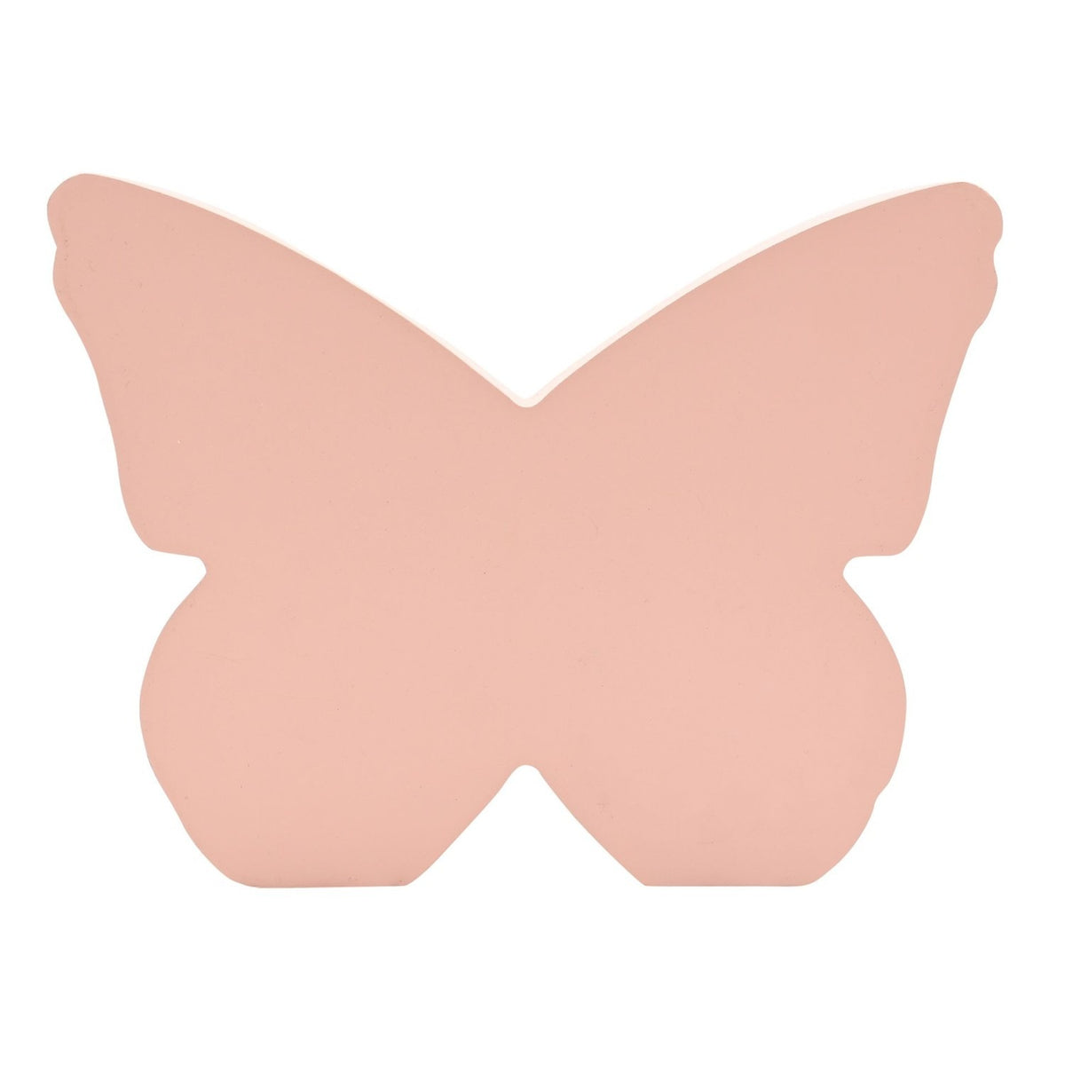 Mum Floral Butterfly Wooden Mantel Decoration - White