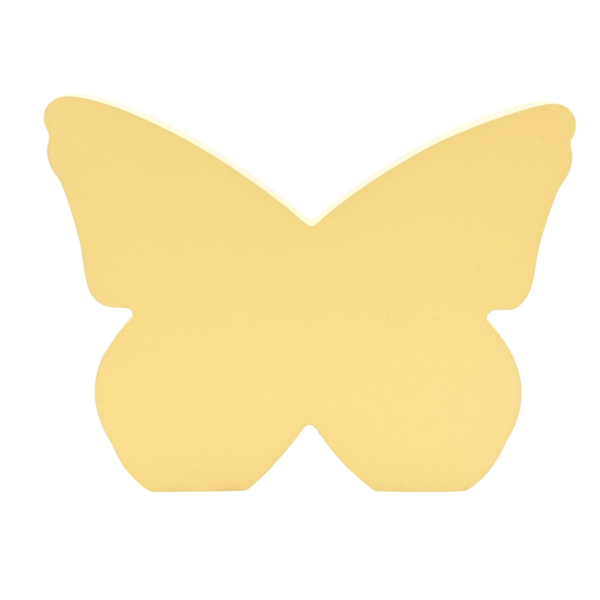 Loveliest Floral Butterfly Mantel Decoration - White & Yellow