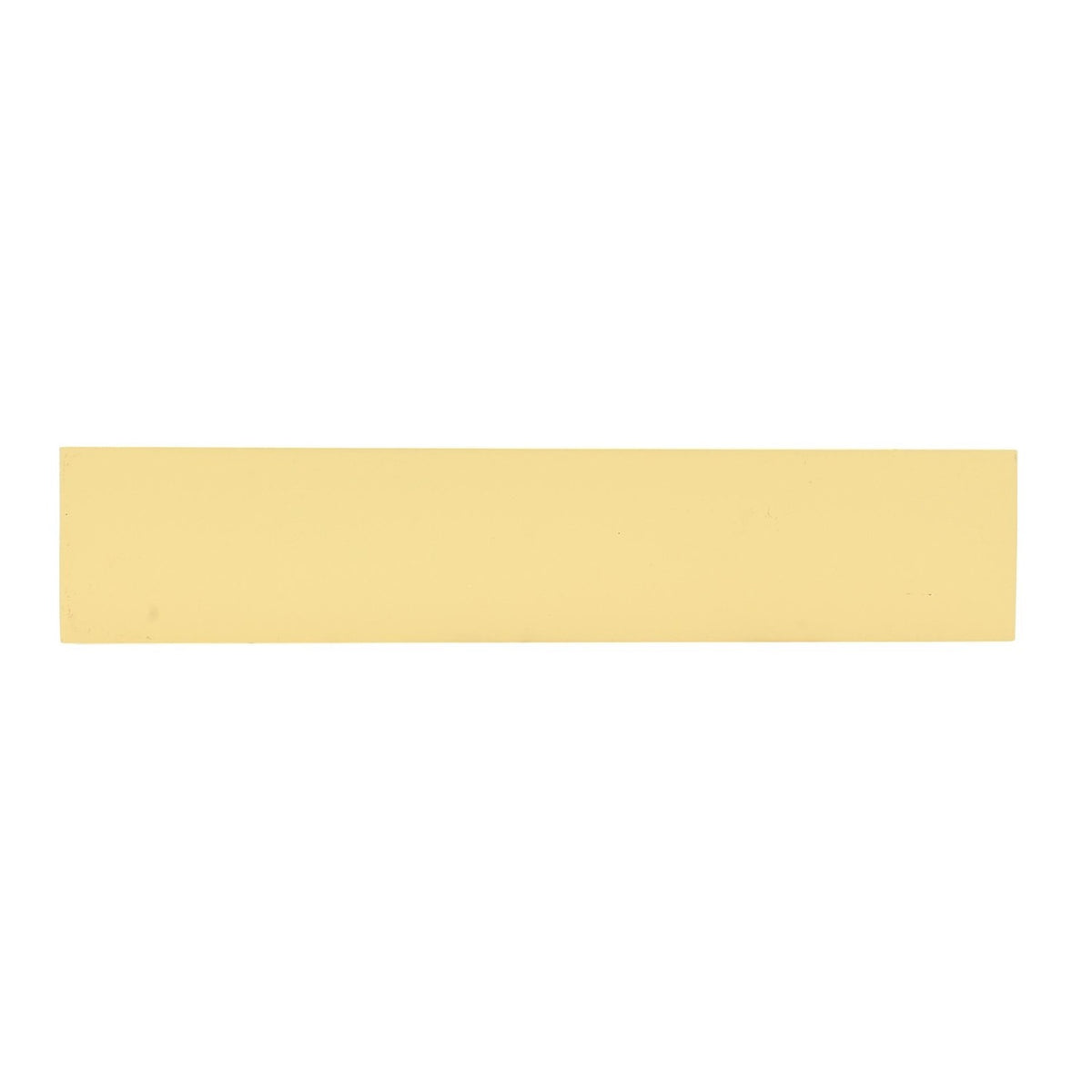 Love You Wildflower Skinny Wooden Plaque in cream and yellow, a rectangular wall art piece with a plain surface shown against a light background.