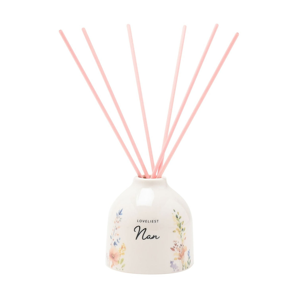 Loveliest Nan Wildflower Ceramic Reed Diffuser - Off White