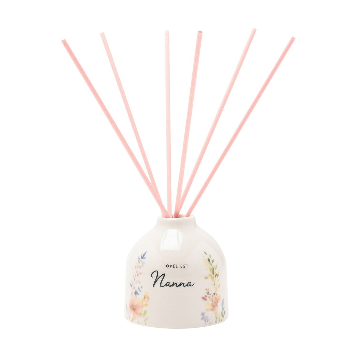 Loveliest Nanna Floral Ceramic Reed Diffuser - Off White