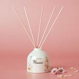 Loveliest Nanna Floral Ceramic Reed Diffuser - Off White