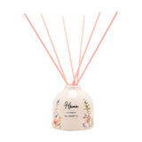 Home Is Where the Heart Is Ceramic Reed Diffuser - Off White