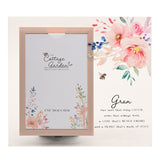 Gran Watercolour Floral Glass Photo Frame 6 x 4in - Clear