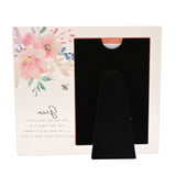 Gran Watercolour Floral Glass Photo Frame 6 x 4in - Clear