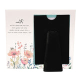 Nan Wildflower and Bee Glass Photo Frame 6 x 4in - Clear