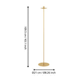 Tenggarong Metal Candle Holder 109.5cm - Gold
