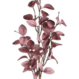 Tepaling Artificial Leaf Branch - Dark Red