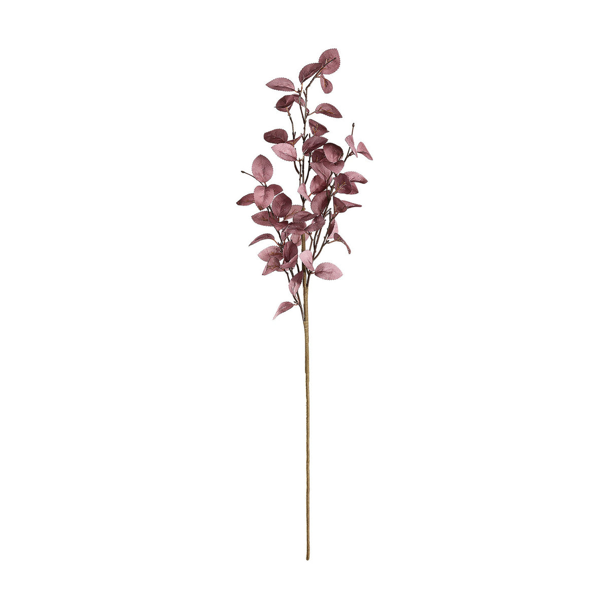 Tepaling Artificial Leaf Branch - Dark Red