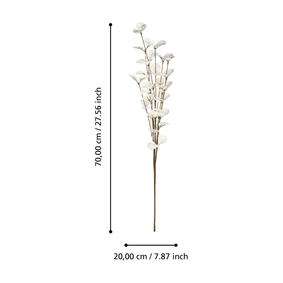 Tepaling Artificial Leaf Spray - White