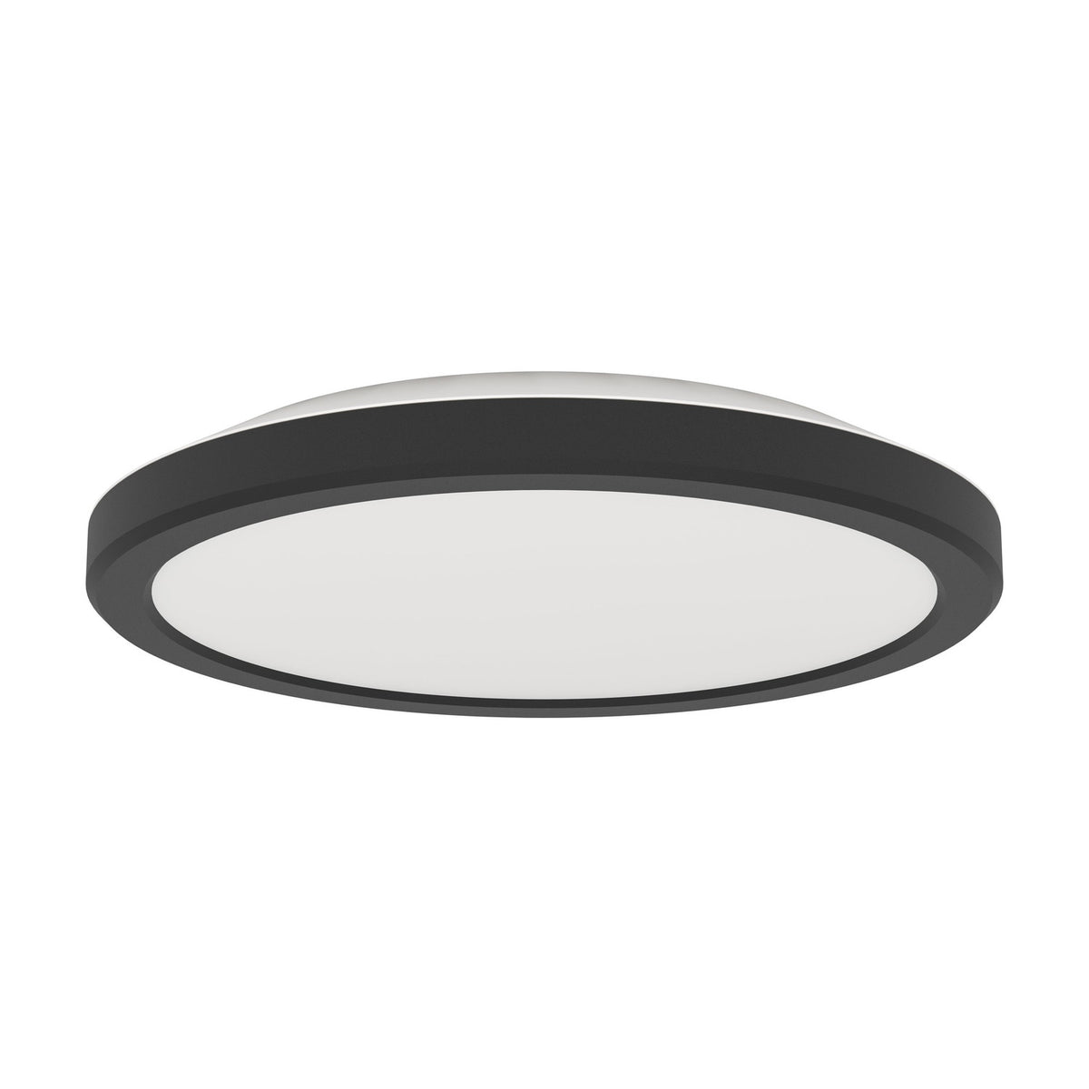 Testara-E LED Flush Ceiling Light 21.1cm Warm White - Black