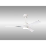 Thai CCT Dimmable LED Ceiling Retractable Fan Light With Remote & APP Control - White