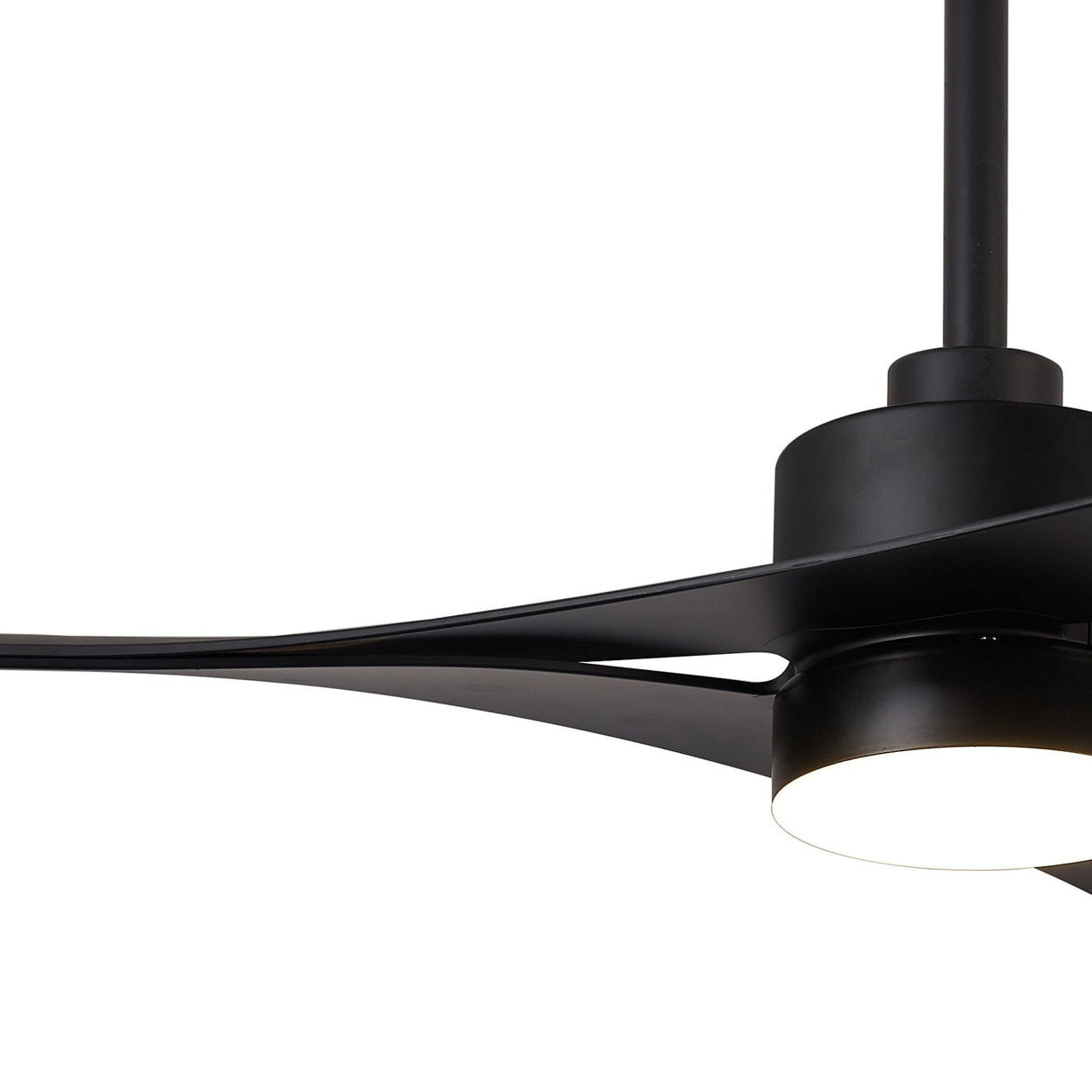 Thai CCT Dimmable LED Ceiling Fan Light With Remote & APP Control - Black