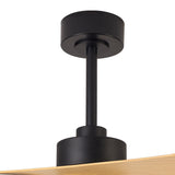 Thai CCT Dimmable LED Ceiling Fan Light With Remote & APP Control - Brown/Black