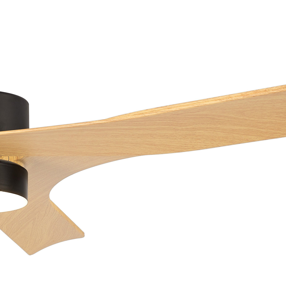 Thai CCT Dimmable LED Ceiling Fan Light With Remote & APP Control - Brown/Black