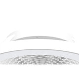 Tibet CCT Dimmable LED Ceiling Retractable Fan Light With Remote & Voice Control - White