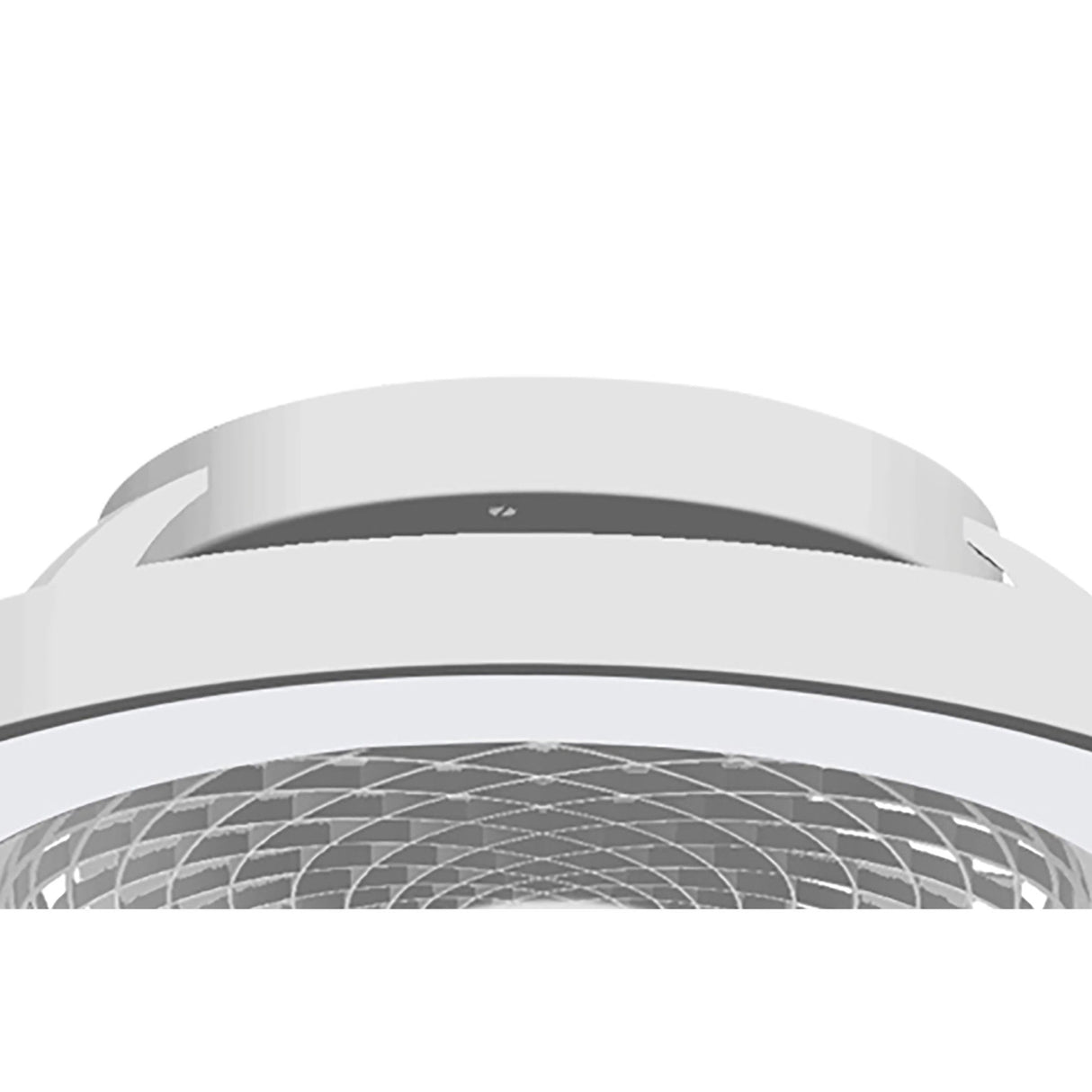 Tibet CCT Dimmable LED Ceiling Retractable Fan Light With Remote & Voice Control - Silver