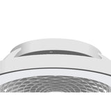 Tibet CCT Dimmable LED Ceiling Retractable Fan Light With Remote & Voice Control - Silver