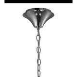 Tiffany 8 Light Crystal Chandelier - Chrome With Bronze Shades