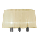 The Tiffany 6 Light Crystal Floor Lamp features a chrome finish with a cream shade, making it the perfect addition to contemporary interiors and ideal for pairing with modern ceiling light fixtures.