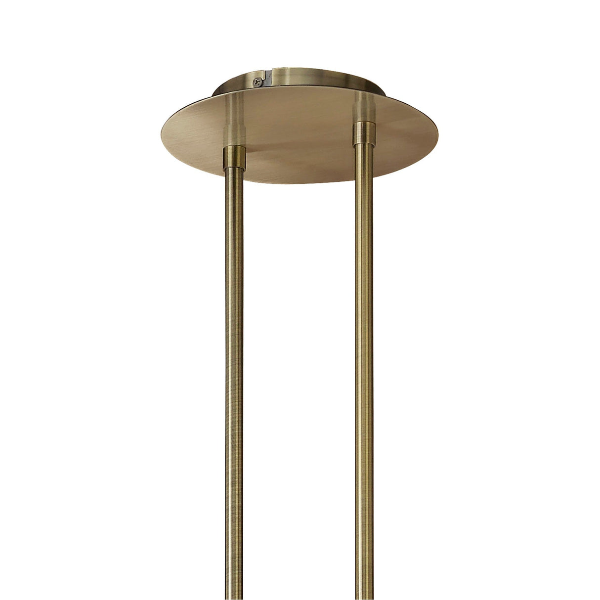 Tiffany Oval 8 Light Crystal Chandelier - Brass With Bronze Shade