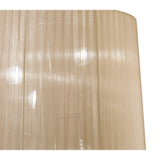 Tiffany 6 Light Crystal Pendant Light – Antique Brass With Soft Bronze Shade