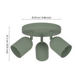 Tilston Ceiling Spotlight - Green