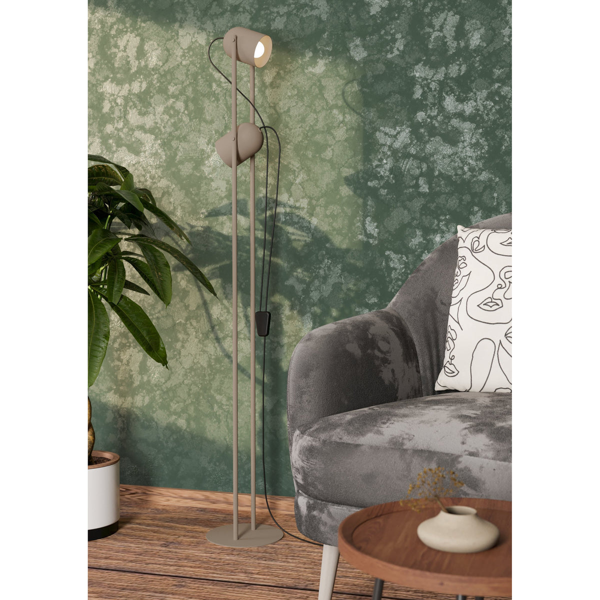 Tilston Floor Lamp - Sand