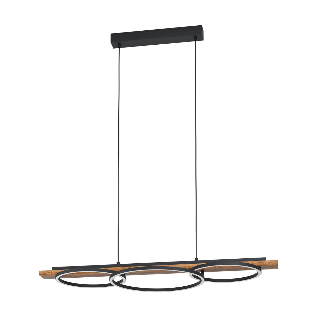 Timarne Pendant Light 25W - Black & Rustic Brown