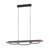 Timarne Pendant Light 25W - Black & Rustic Brown