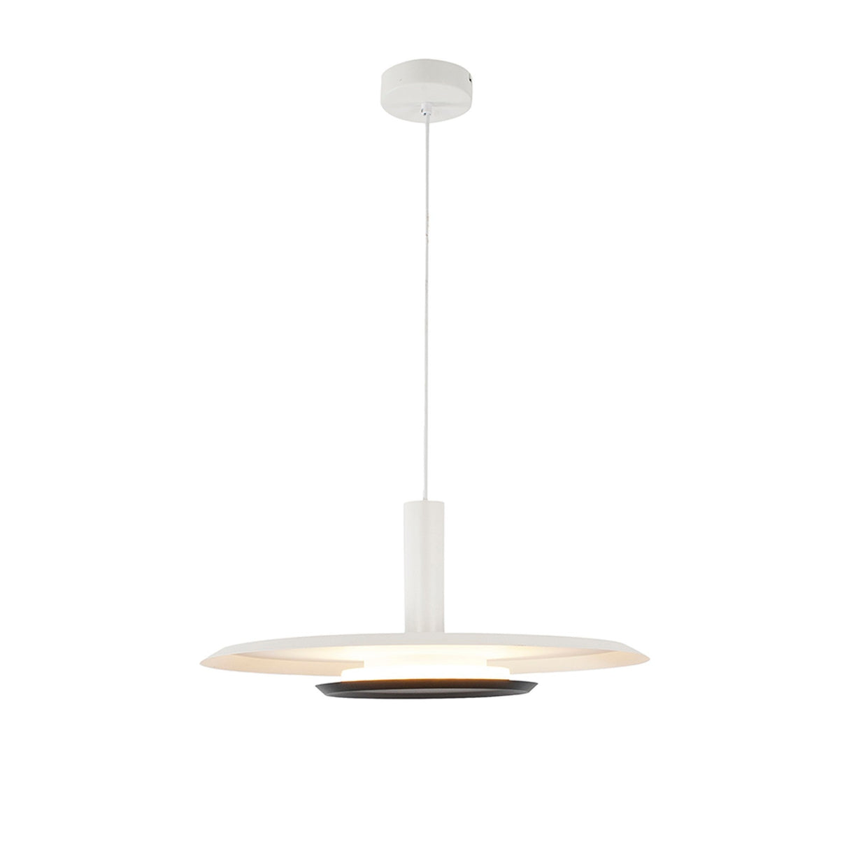 Tina 56cm LED Pendant Light 24W 3000K - White & Black