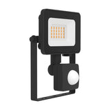 Tirnine LED Flood Light with Motion Sensor 11.5cm - Black