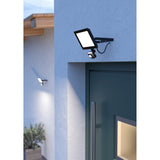 Tirnine LED Flood Light with Motion Sensor 19.4cm - Black