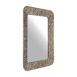 Toamasina LED Mirror - Antique Gold