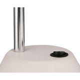 Tobias LED Table Lamp 3W 3000K - Matt White/Polished Chrome