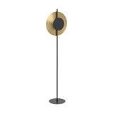 Tocina LED Floor Lamp - Black & Brushed Brass