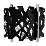 Tokio 1 Light Table Lamp - Polished Chrome/ Gloss Black
