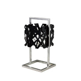 Tokio 1 Light Table Lamp - Polished Chrome/ Gloss Black