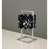 Tokio 1 Light Table Lamp - Polished Chrome/ Gloss Black