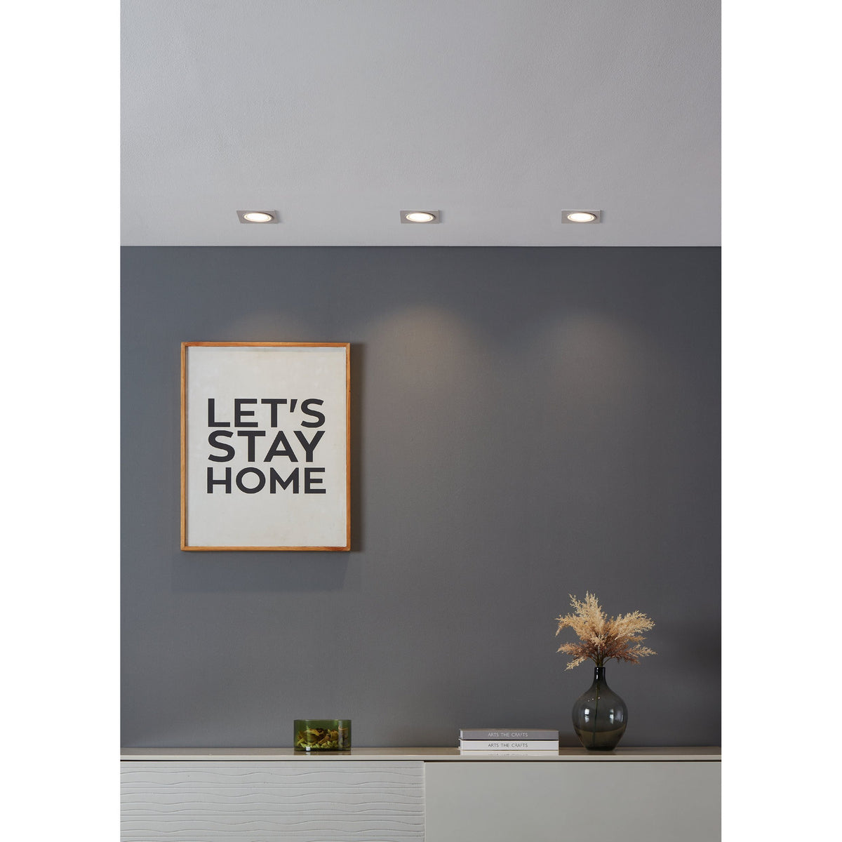 Tomelle Smart Colour Changing LED Downlight 9.3 x 9.3cm - White