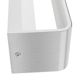 Tomessa LED Bathroom Wall Light - Satin Nickel & White