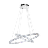Toneria Clear Glass Pendant Light - Chrome