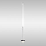 Tonic Dimmable LED Glass Pendant Light 12W 3000K - Chrome & Clear