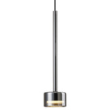 Tonic Dimmable LED Glass Pendant Light 12W 4000K - Chrome