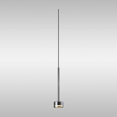 Tonic Dimmable LED Glass Pendant Light 12W 4000K - Chrome