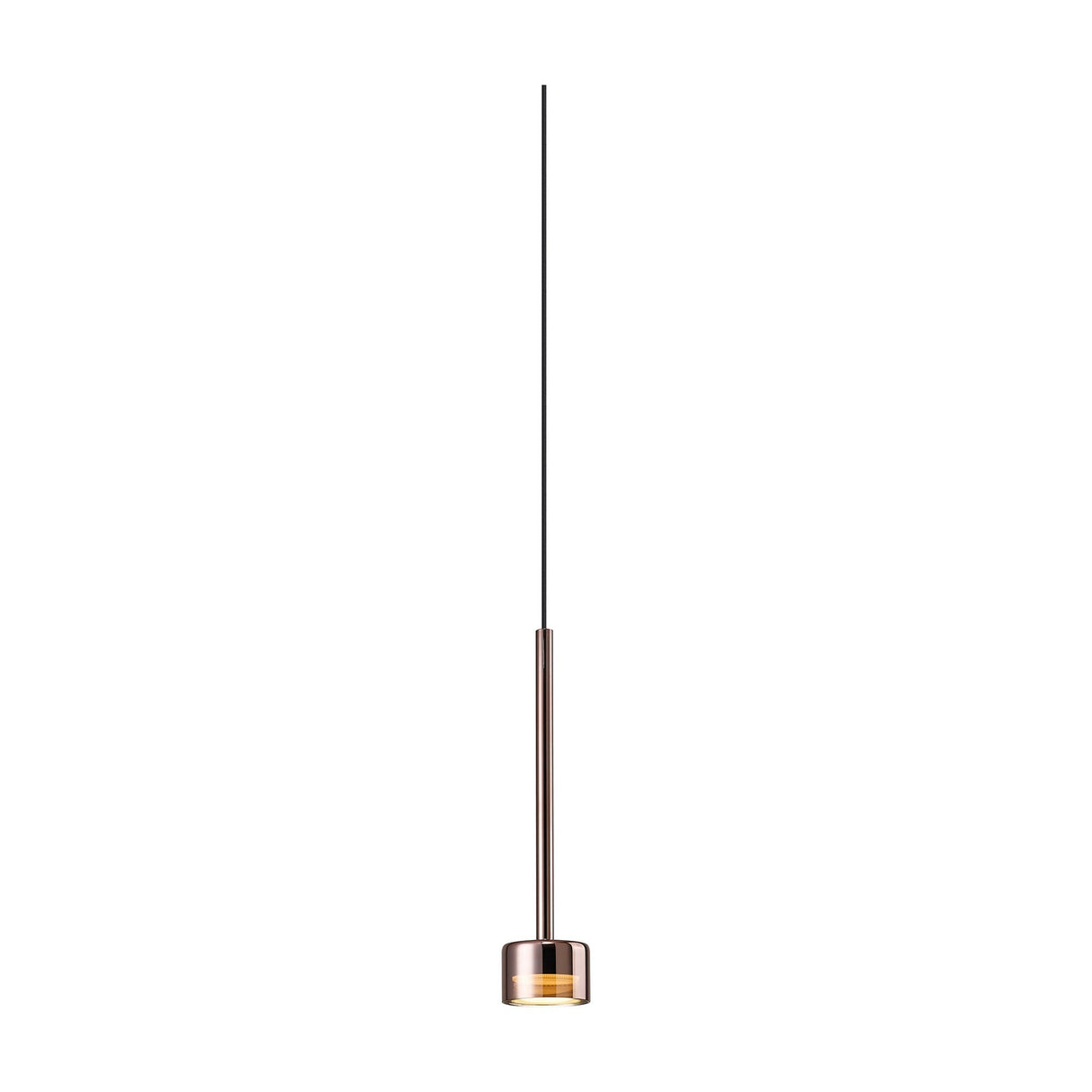 Tonic Dimmable LED Glass Pendant Light 12W 2700K - Copper