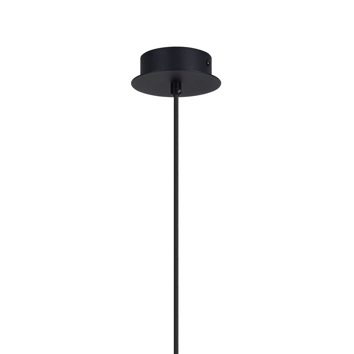 Tonic Dimmable LED Glass Pendant Light 12W 4000K - Clear & Black