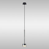 Tonic Dimmable LED Glass Pendant Light 12W 3000K - Bronze & Black