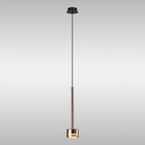 Tonic Dimmable LED Glass Pendant Light 12W 3000K - Copper & Black